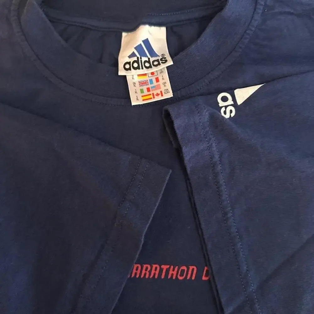 Vintage Paris Marathon Adidas Shirt